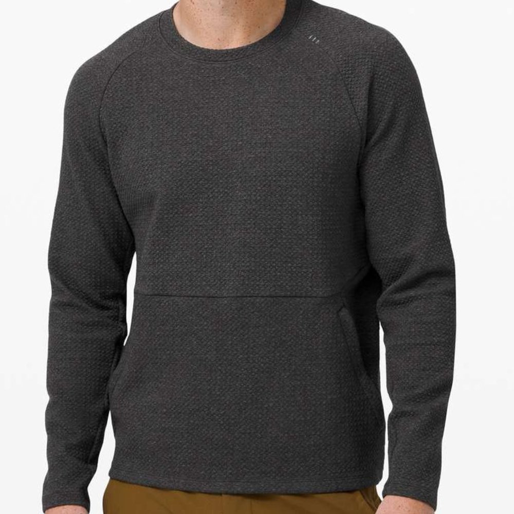 Men's Lululemon Crewneck Sweatshirt (Dark Gray)